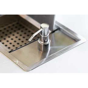 ExcelSteel ステンレススチールロースター カバー ラック スパチュラ付き 4点セット Acessórios de Cozinha= - Xteel