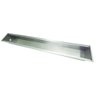 Calha Seca Embutida Inox 1376 MM